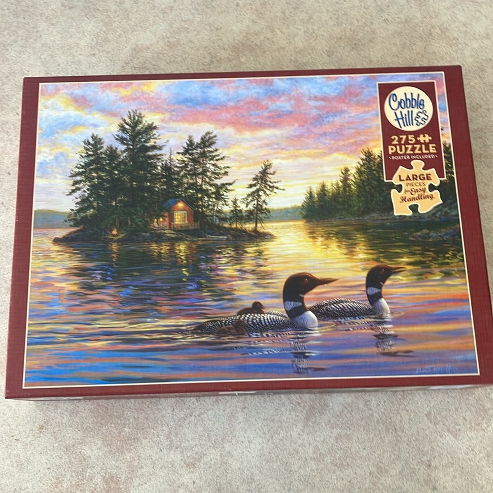 Cobble Hill Tranquil Evening 275 Large Piece Puzzle